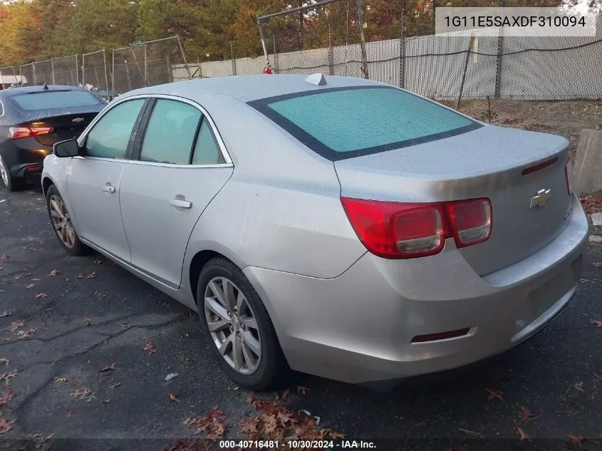 2013 Chevrolet Malibu 2Lt VIN: 1G11E5SAXDF310094 Lot: 40716481