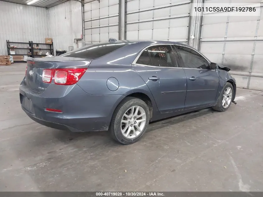 1G11C5SA9DF192786 2013 Chevrolet Malibu 1Lt