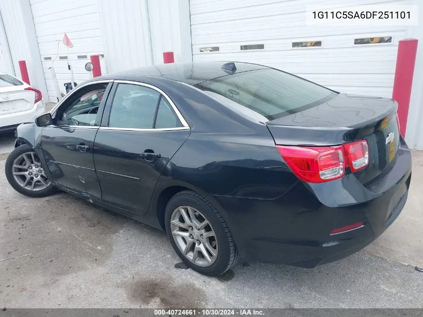 2013 Chevrolet Malibu 1Lt VIN: 1G11C5SA6DF251101 Lot: 40724661