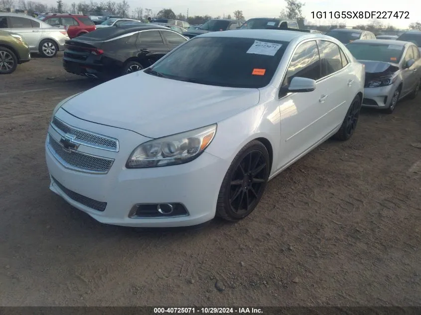 2013 Chevrolet Malibu 3Lt VIN: 1G11G5SX8DF227472 Lot: 40725071