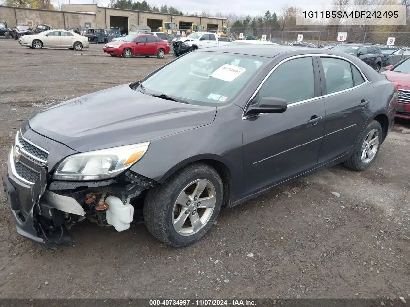 2013 Chevrolet Malibu 1Ls VIN: 1G11B5SA4DF242495 Lot: 40734997