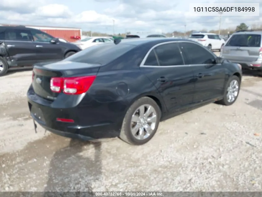 2013 Chevrolet Malibu 1Lt VIN: 1G11C5SA6DF184998 Lot: 40752765