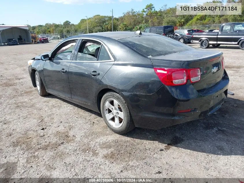 2013 Chevrolet Malibu 1Ls VIN: 1G11B5SA4DF171184 Lot: 40758906