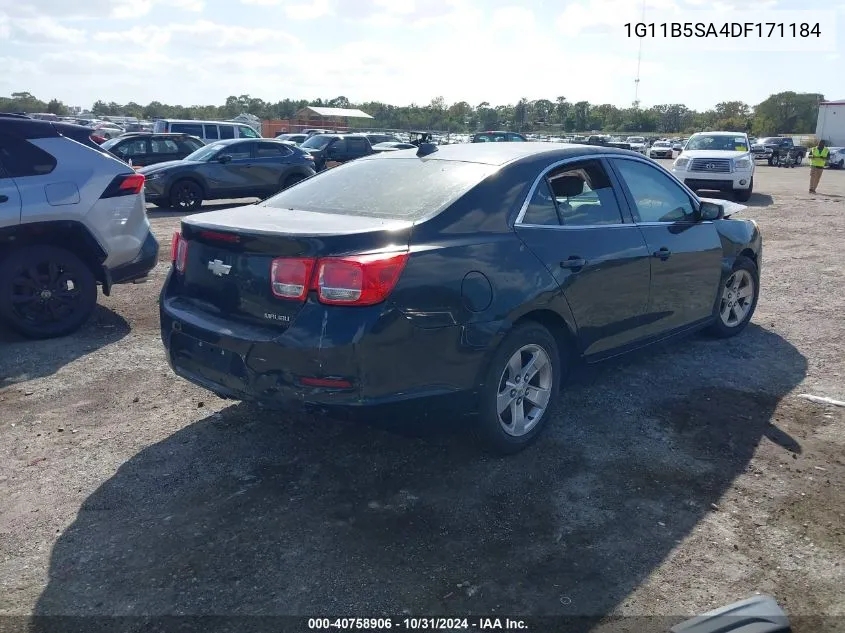 2013 Chevrolet Malibu 1Ls VIN: 1G11B5SA4DF171184 Lot: 40758906