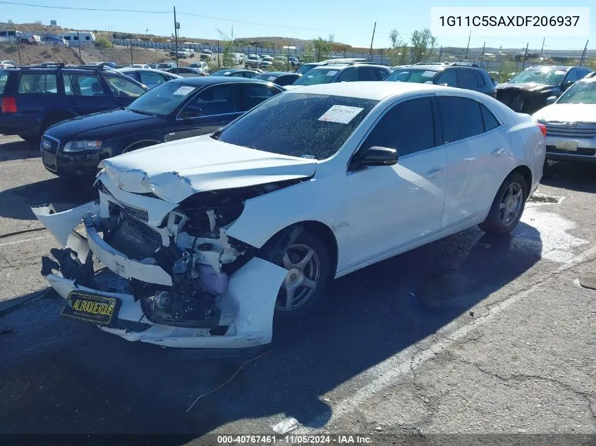 2013 Chevrolet Malibu 1Lt VIN: 1G11C5SAXDF206937 Lot: 40767461