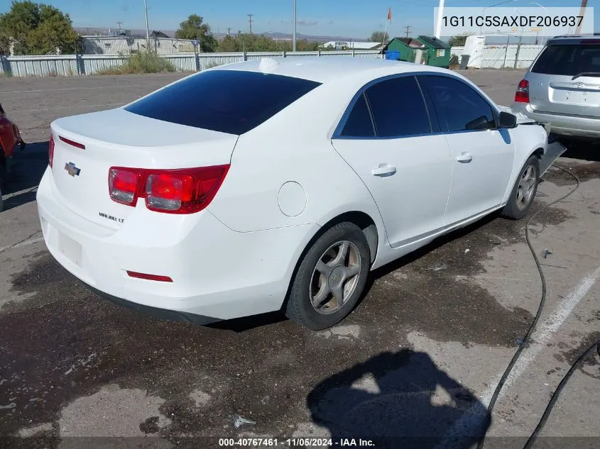 2013 Chevrolet Malibu 1Lt VIN: 1G11C5SAXDF206937 Lot: 40767461