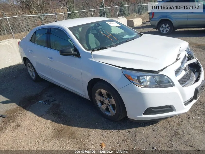 2013 Chevrolet Malibu 1Ls VIN: 1G11B5SA4DF157172 Lot: 40768106