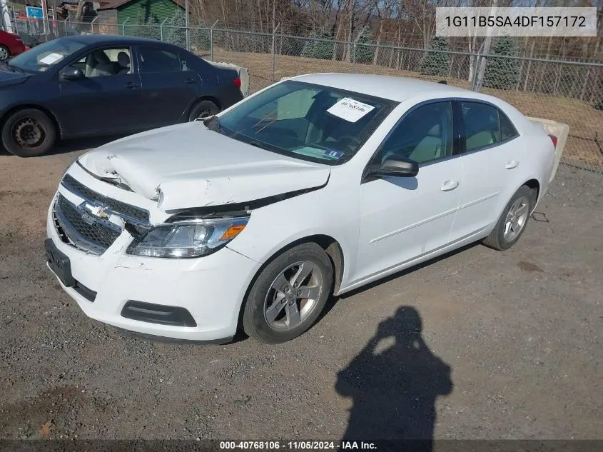 2013 Chevrolet Malibu 1Ls VIN: 1G11B5SA4DF157172 Lot: 40768106