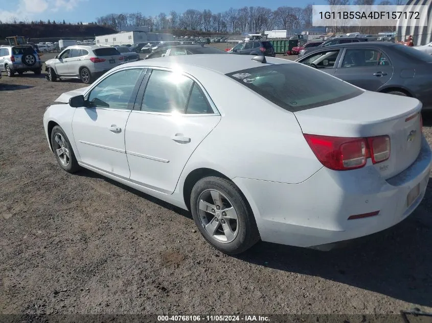 2013 Chevrolet Malibu 1Ls VIN: 1G11B5SA4DF157172 Lot: 40768106