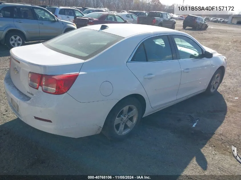 2013 Chevrolet Malibu 1Ls VIN: 1G11B5SA4DF157172 Lot: 40768106