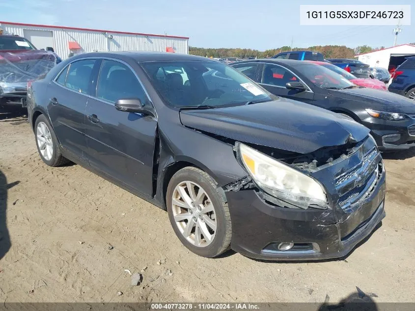 2013 Chevrolet Malibu 3Lt VIN: 1G11G5SX3DF246723 Lot: 40773278