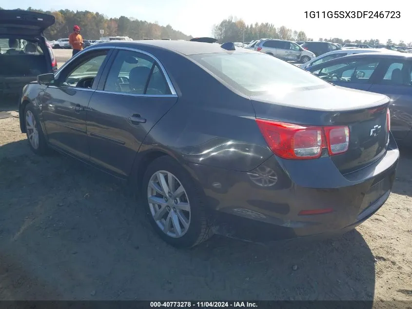 2013 Chevrolet Malibu 3Lt VIN: 1G11G5SX3DF246723 Lot: 40773278