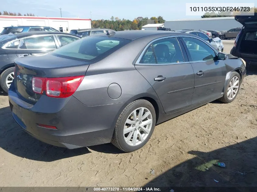 2013 Chevrolet Malibu 3Lt VIN: 1G11G5SX3DF246723 Lot: 40773278