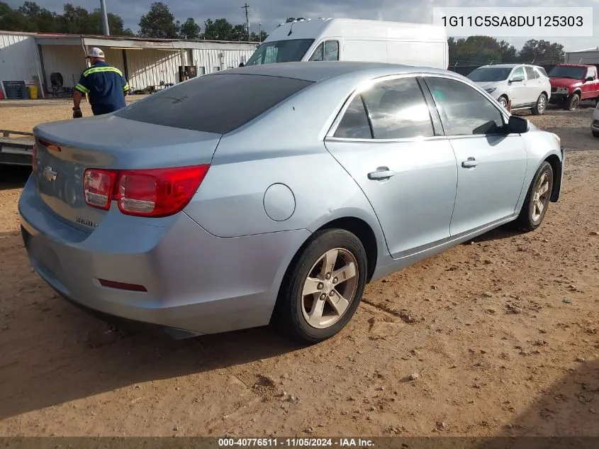 2013 Chevrolet Malibu 1Lt VIN: 1G11C5SA8DU125303 Lot: 40776511