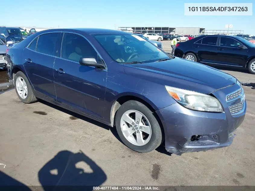 2013 Chevrolet Malibu 1Ls VIN: 1G11B5SA4DF347263 Lot: 40777484