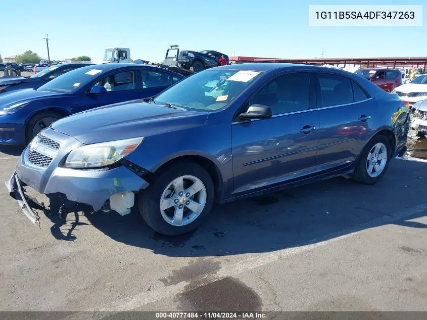 2013 Chevrolet Malibu 1Ls VIN: 1G11B5SA4DF347263 Lot: 40777484