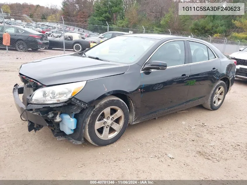 2013 Chevrolet Malibu 1Lt VIN: 1G11C5SA3DF240623 Lot: 40781346