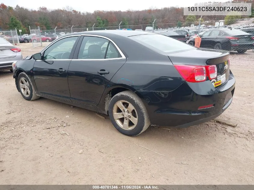 2013 Chevrolet Malibu 1Lt VIN: 1G11C5SA3DF240623 Lot: 40781346