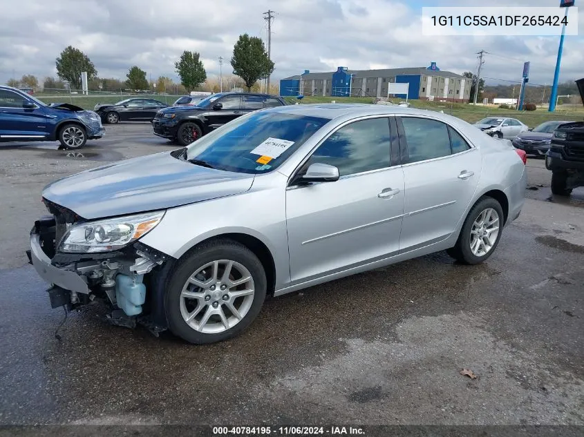 2013 Chevrolet Malibu 1Lt VIN: 1G11C5SA1DF265424 Lot: 40784195