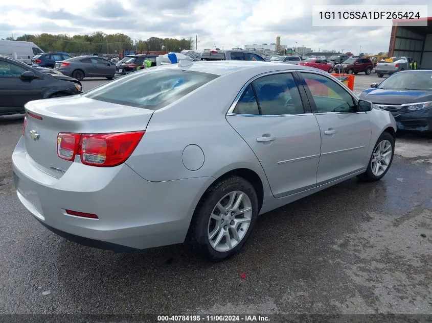 2013 Chevrolet Malibu 1Lt VIN: 1G11C5SA1DF265424 Lot: 40784195