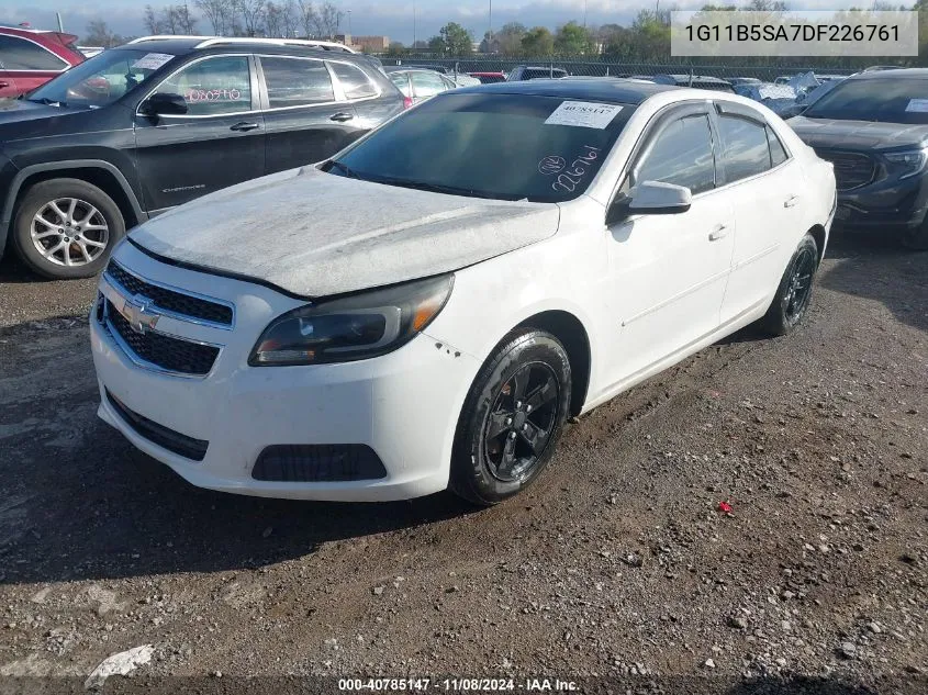 2013 Chevrolet Malibu 1Ls VIN: 1G11B5SA7DF226761 Lot: 40785147