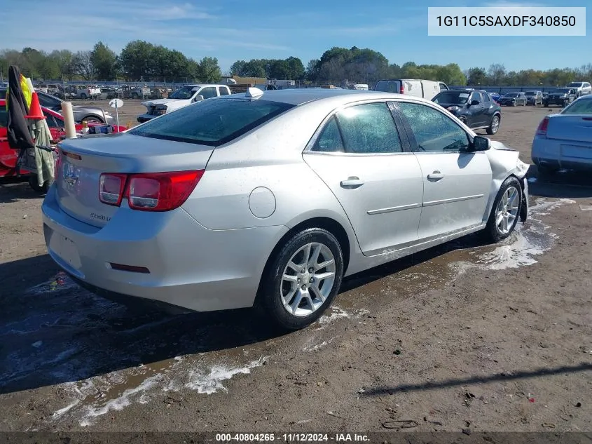 1G11C5SAXDF340850 2013 Chevrolet Malibu 1Lt