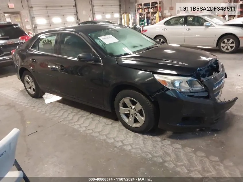 2013 Chevrolet Malibu 1Ls VIN: 1G11B5SA2DF348511 Lot: 40806374