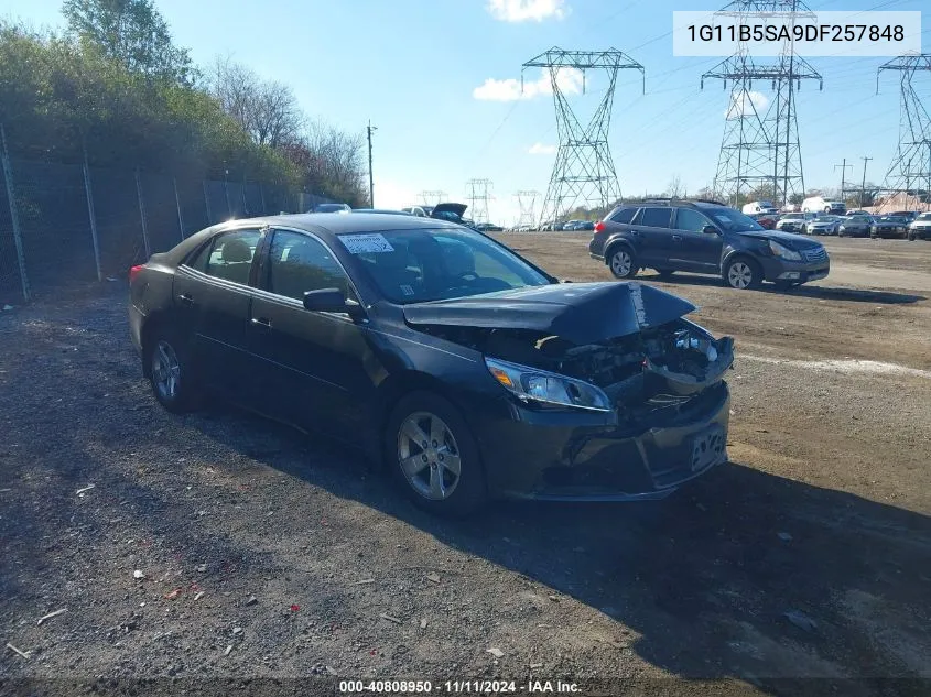 2013 Chevrolet Malibu 1Ls VIN: 1G11B5SA9DF257848 Lot: 40808950