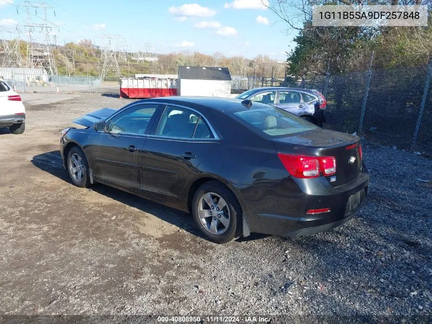 2013 Chevrolet Malibu 1Ls VIN: 1G11B5SA9DF257848 Lot: 40808950