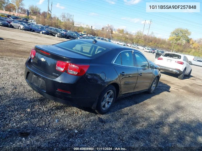 2013 Chevrolet Malibu 1Ls VIN: 1G11B5SA9DF257848 Lot: 40808950