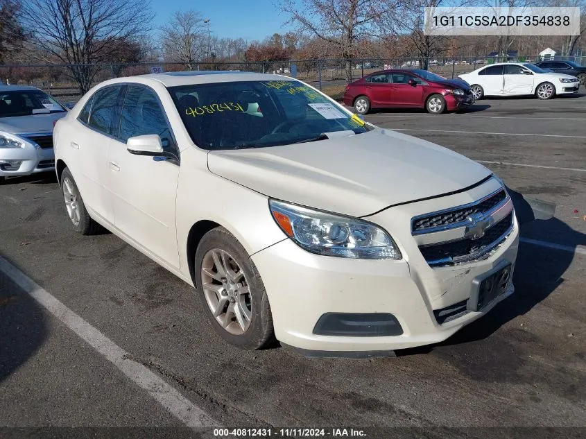 2013 Chevrolet Malibu 1Lt VIN: 1G11C5SA2DF354838 Lot: 40812431