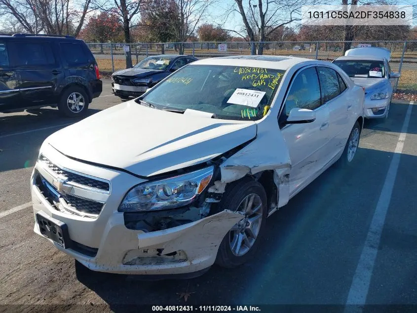 2013 Chevrolet Malibu 1Lt VIN: 1G11C5SA2DF354838 Lot: 40812431