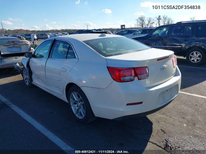 2013 Chevrolet Malibu 1Lt VIN: 1G11C5SA2DF354838 Lot: 40812431