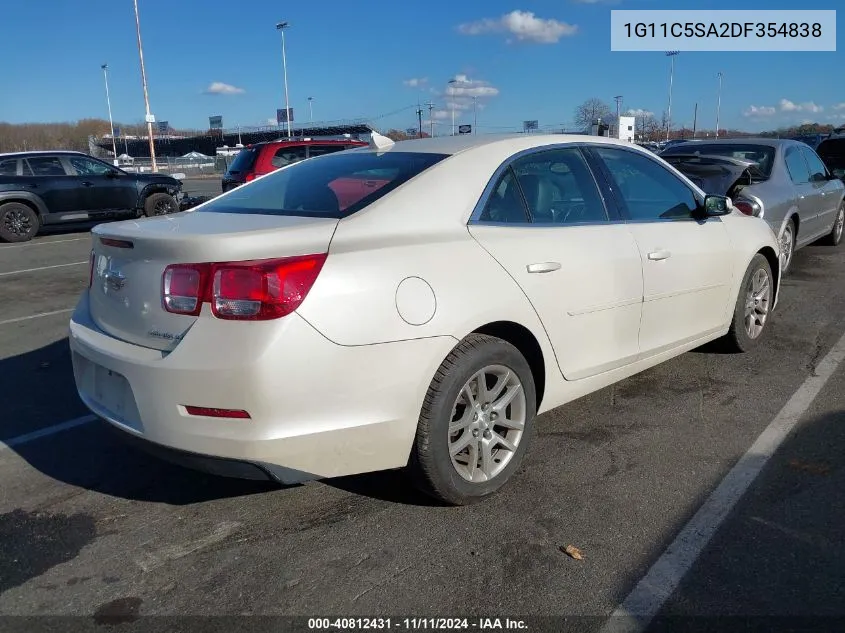 2013 Chevrolet Malibu 1Lt VIN: 1G11C5SA2DF354838 Lot: 40812431