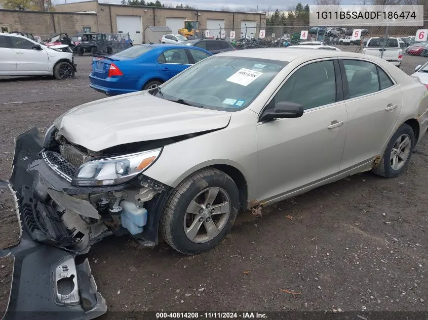 2013 Chevrolet Malibu 1Ls VIN: 1G11B5SA0DF186474 Lot: 40814208