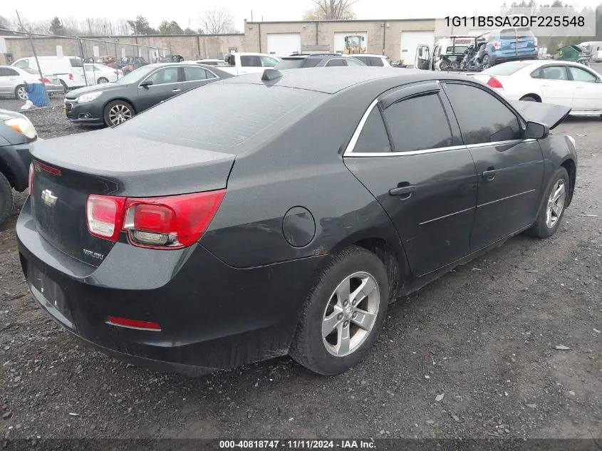 2013 Chevrolet Malibu 1Ls VIN: 1G11B5SA2DF225548 Lot: 40818747