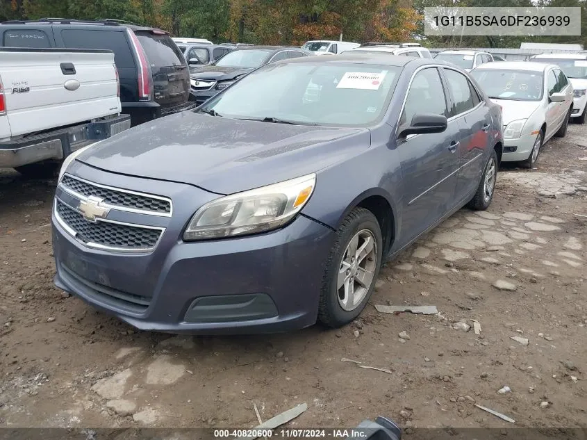 2013 Chevrolet Malibu 1Ls VIN: 1G11B5SA6DF236939 Lot: 40820600