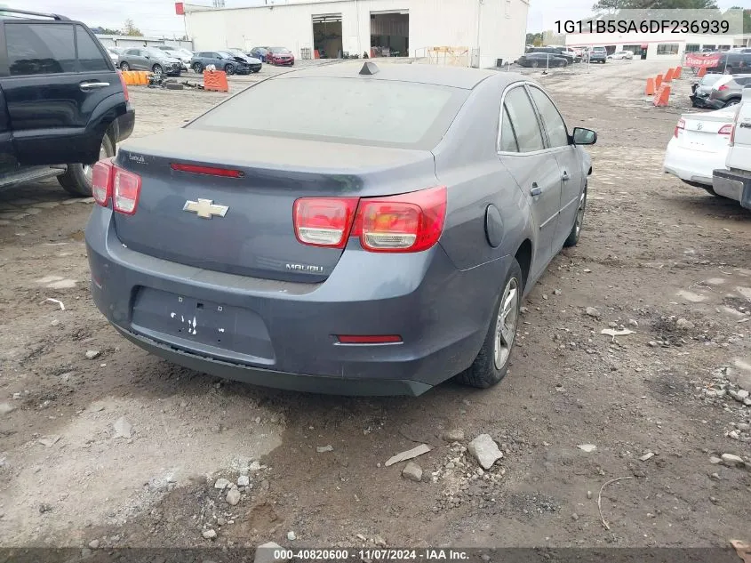 2013 Chevrolet Malibu 1Ls VIN: 1G11B5SA6DF236939 Lot: 40820600