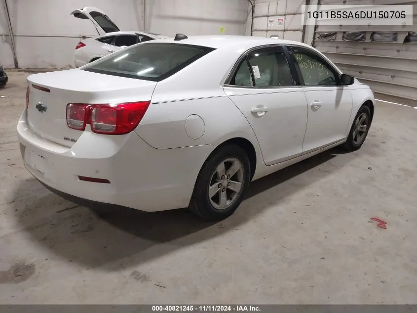 2013 Chevrolet Malibu 1Ls VIN: 1G11B5SA6DU150705 Lot: 40821245