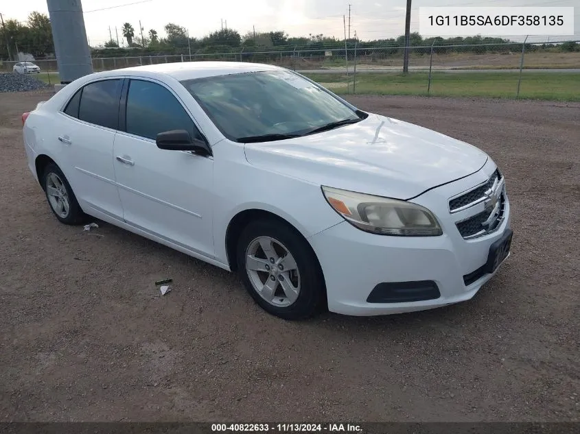 1G11B5SA6DF358135 2013 Chevrolet Malibu 1Ls