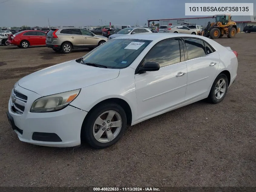 1G11B5SA6DF358135 2013 Chevrolet Malibu 1Ls