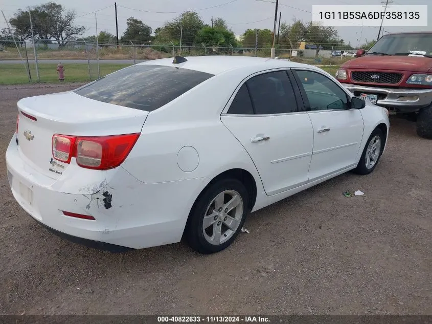 1G11B5SA6DF358135 2013 Chevrolet Malibu 1Ls