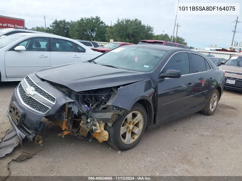 2013 Chevrolet Malibu 1Ls VIN: 1G11B5SA8DF164075 Lot: 40824688