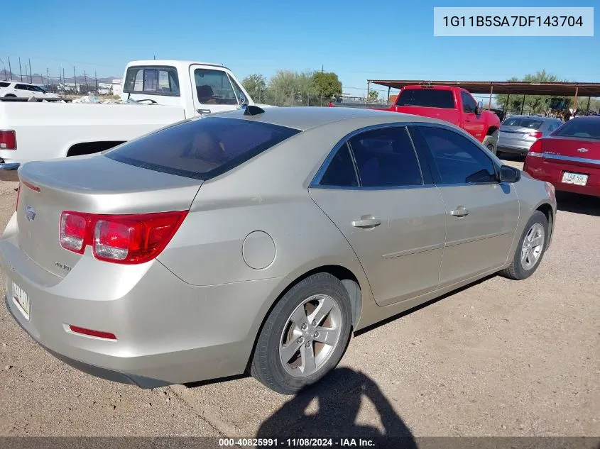 2013 Chevrolet Malibu 1Ls VIN: 1G11B5SA7DF143704 Lot: 40825991