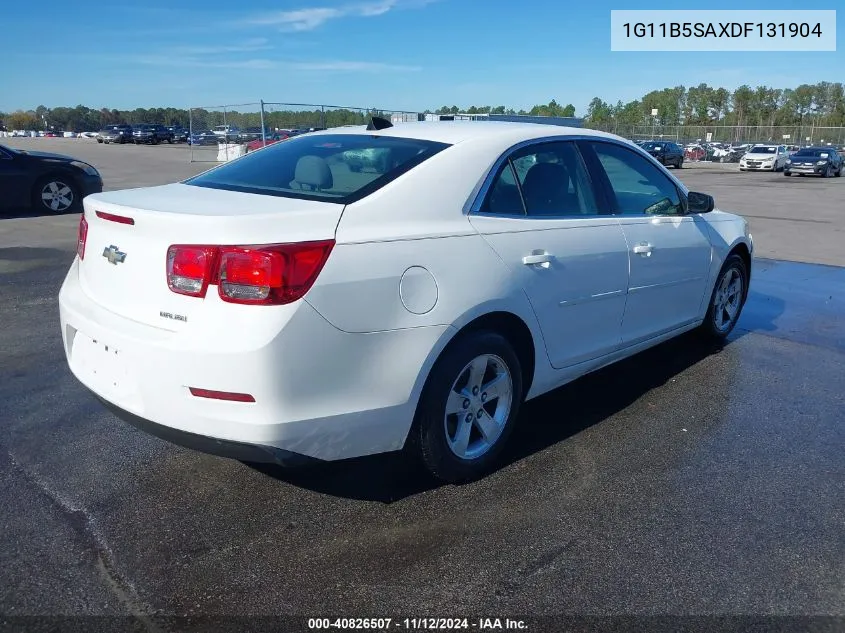 2013 Chevrolet Malibu 1Ls VIN: 1G11B5SAXDF131904 Lot: 40826507