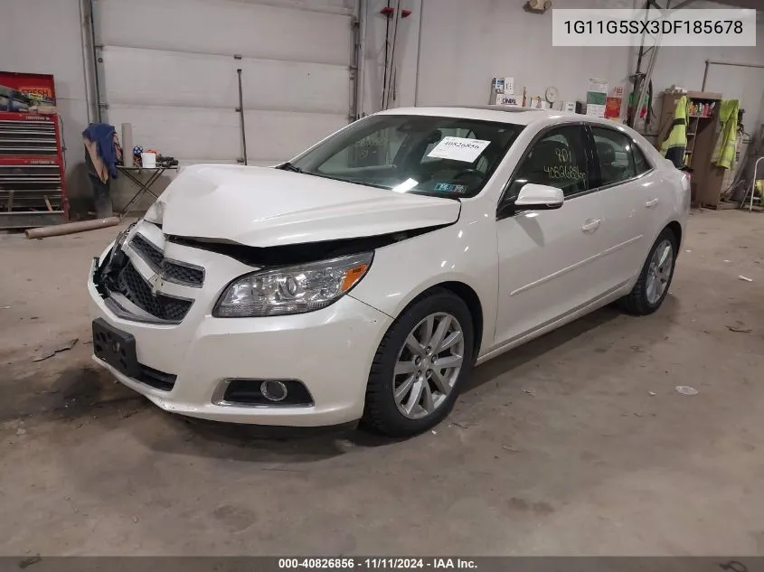 2013 Chevrolet Malibu 3Lt VIN: 1G11G5SX3DF185678 Lot: 40826856