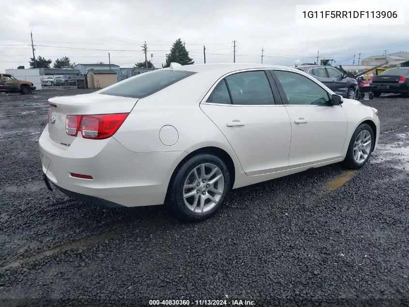 2013 Chevrolet Malibu Eco Premium Audio VIN: 1G11F5RR1DF113906 Lot: 40830360