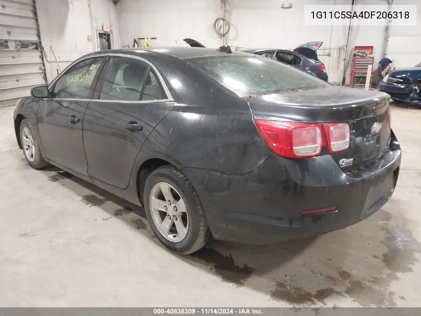 2013 Chevrolet Malibu 1Lt VIN: 1G11C5SA4DF206318 Lot: 40838309