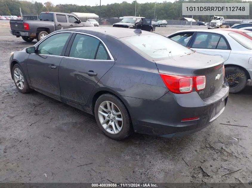 2013 Chevrolet Malibu Eco VIN: 1G11D5RR7DF112748 Lot: 40839058