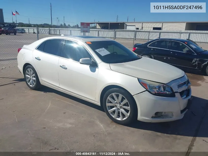 1G11H5SA0DF247496 2013 Chevrolet Malibu 1Lz